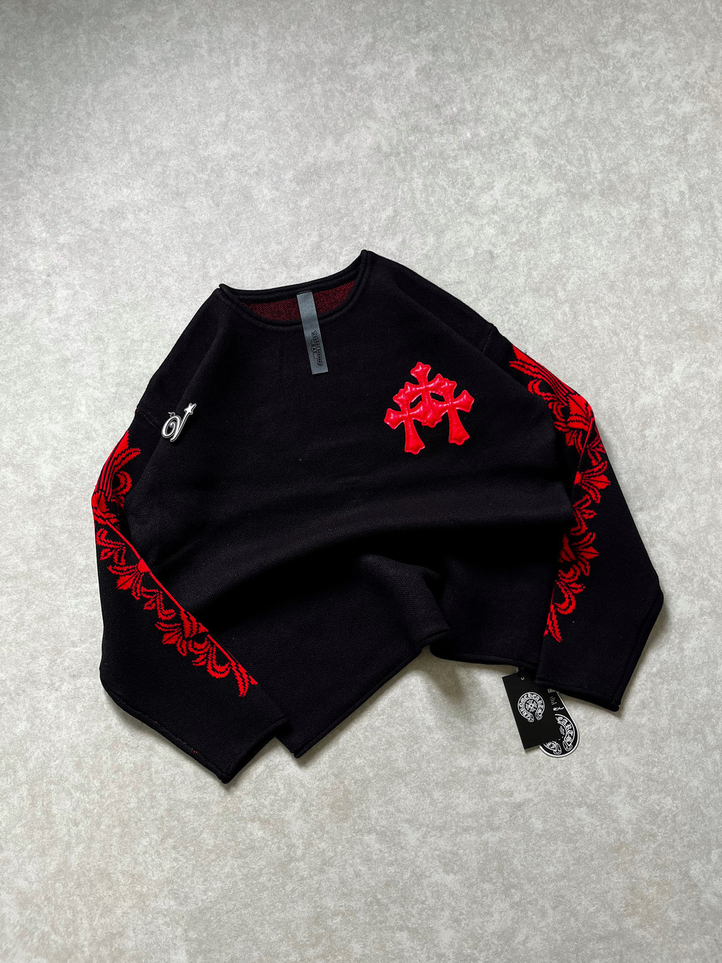 Chrome Hearts Knitted Triple Emblem Sweater