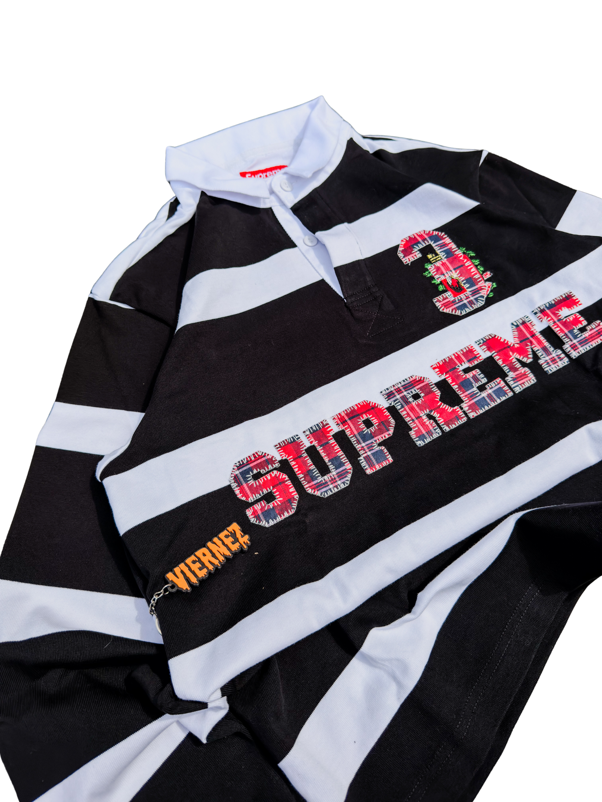 Supreme Stripe Rugby Polo Longsleeve