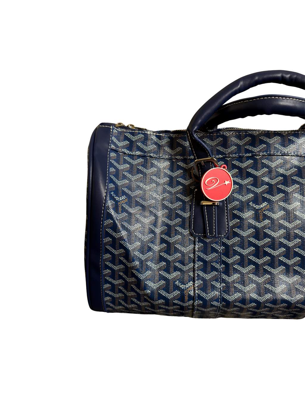 Goyard Boston 45 Duffle Bag in Navy Blue
