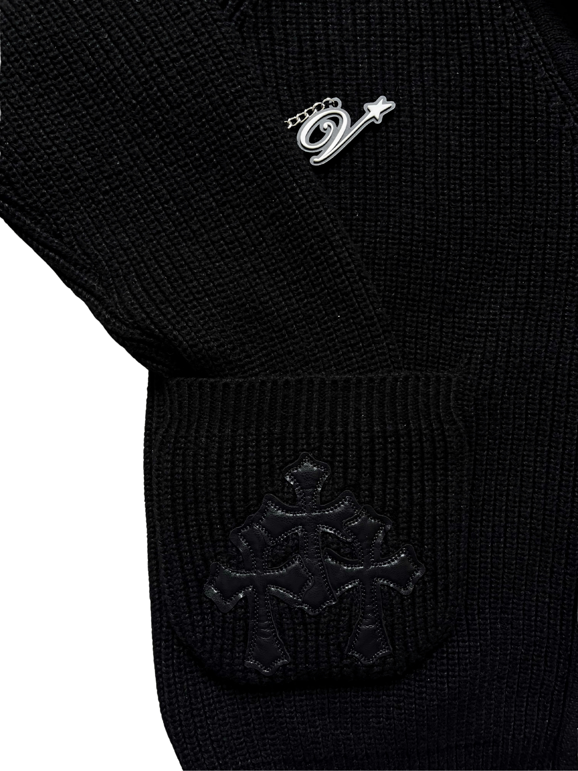 Chrome Hearts Cashmere Pocket Cardigan