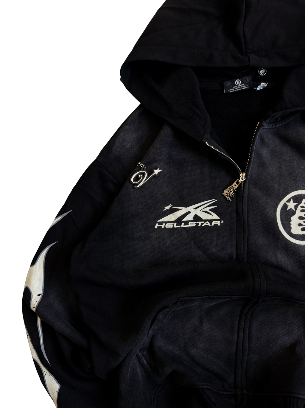 Hellstar Logo Zip-up Hoodie