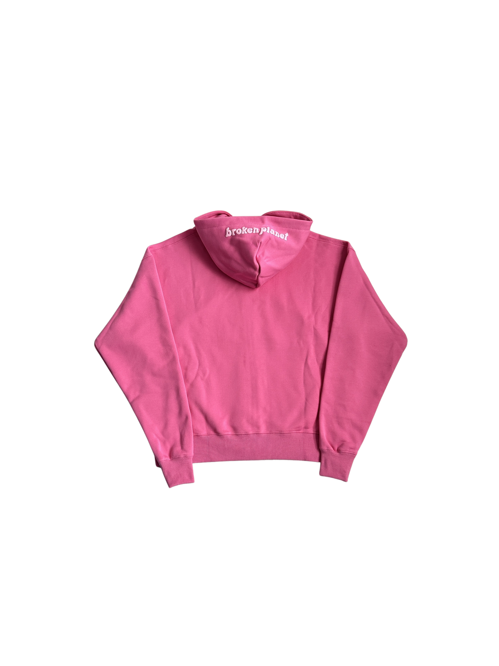 Broken Planet Zip Up Hoodie Candy Pink
