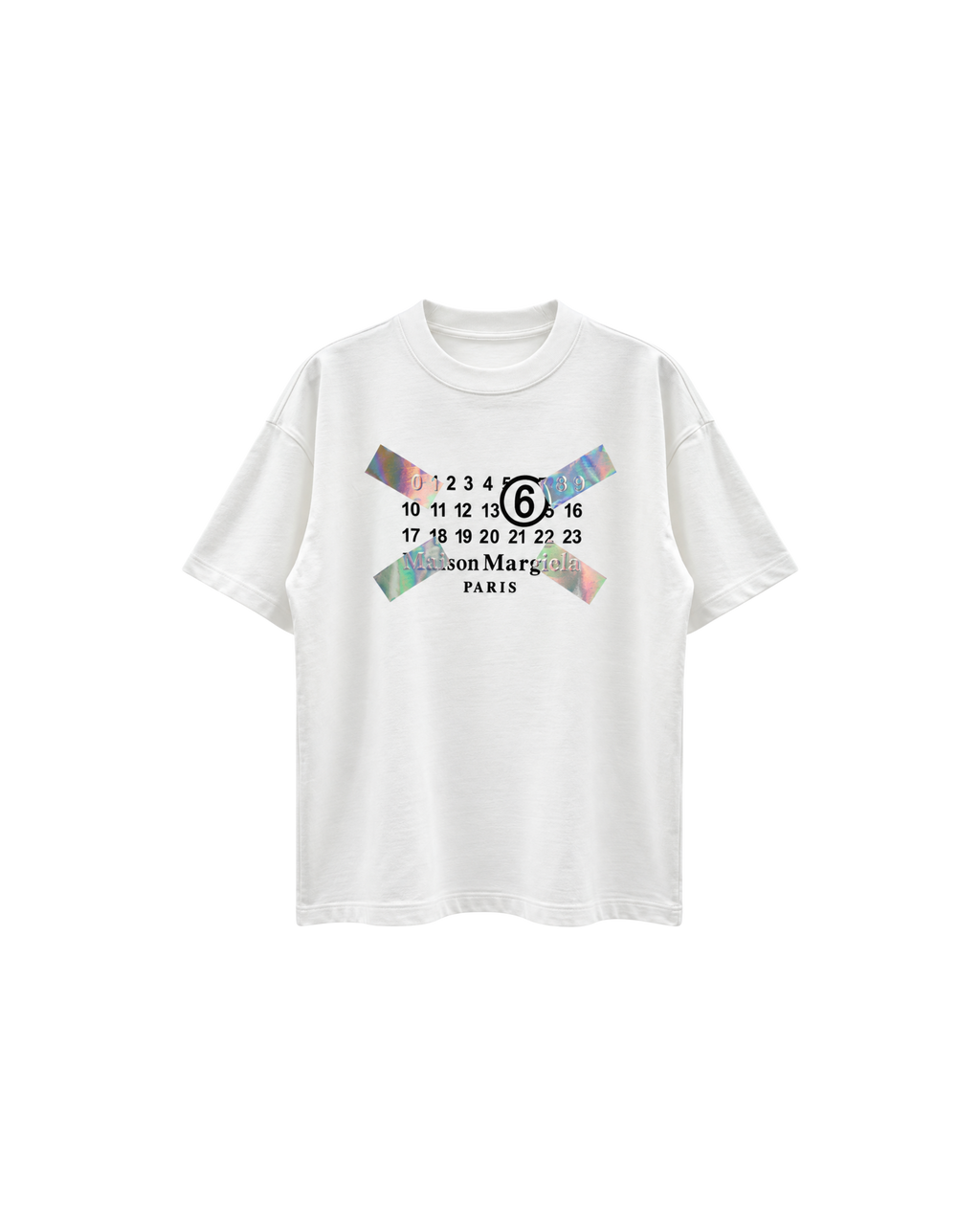 Maison Margiela Holographic Numbers Tee