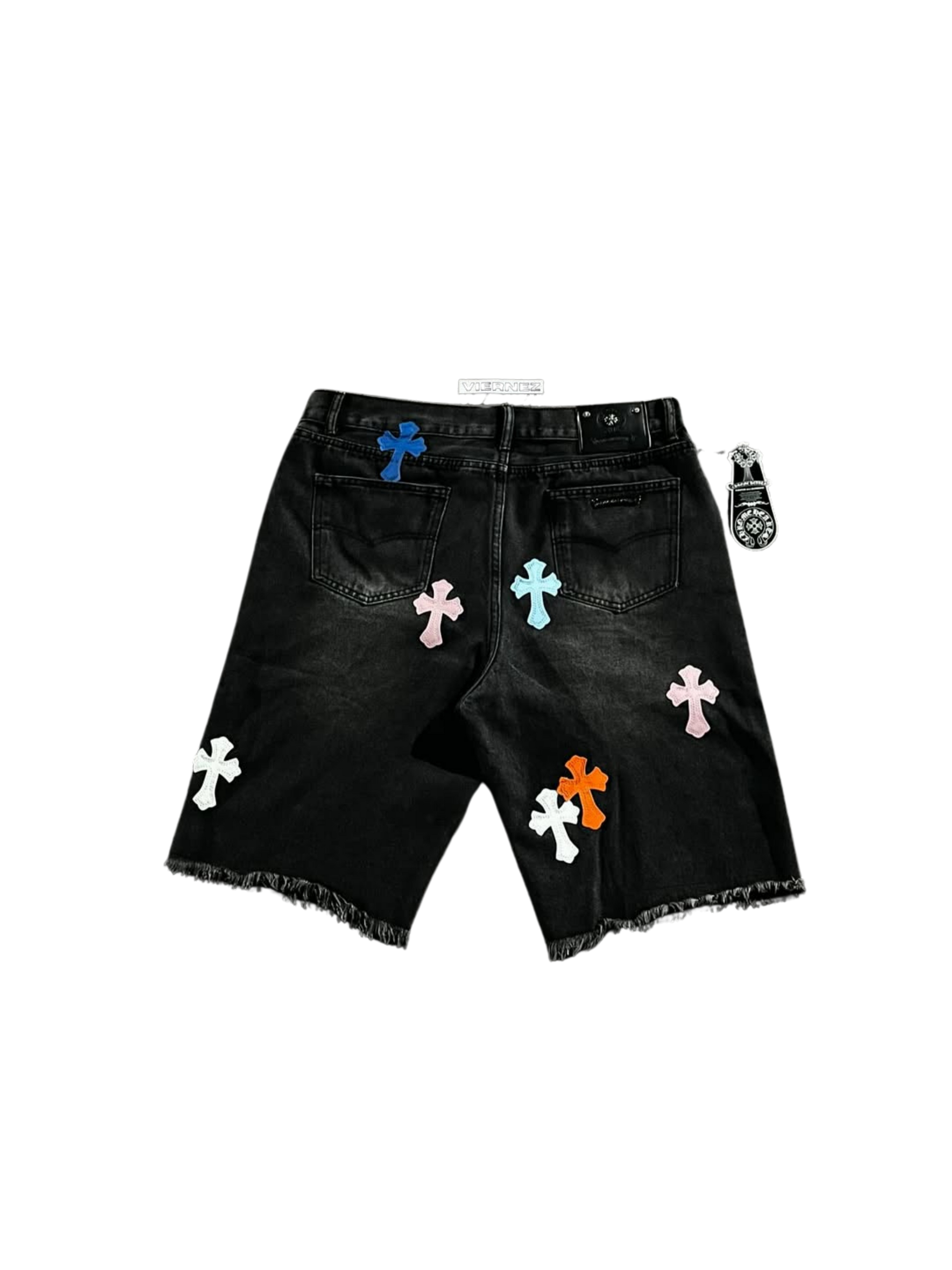 CH Multi-color denim shorts