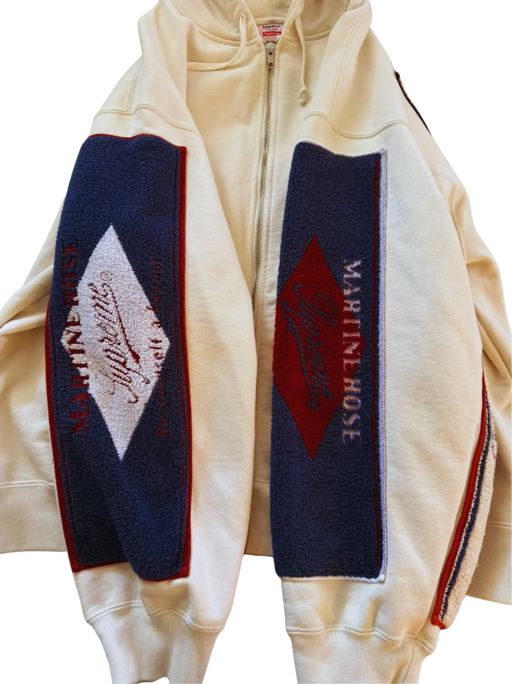Supreme Martine Rose Towel Zip Up Hoodie
