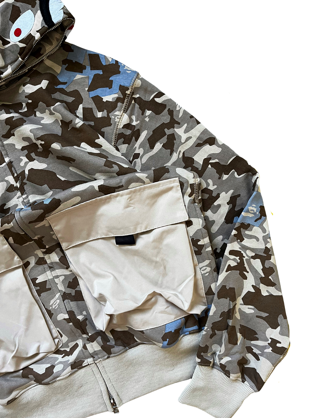 Bape Shark Dual Pocket Camo hoodie