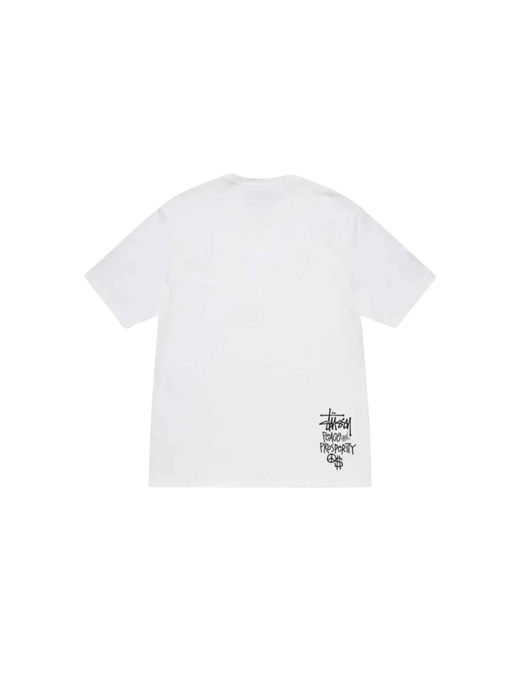 STUSSY PEACE AND PROSPERITY TEE