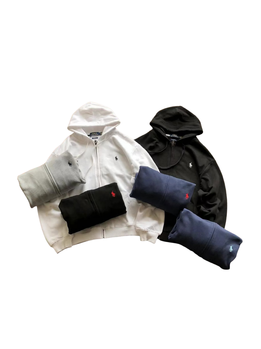 RL Full zip hoodie