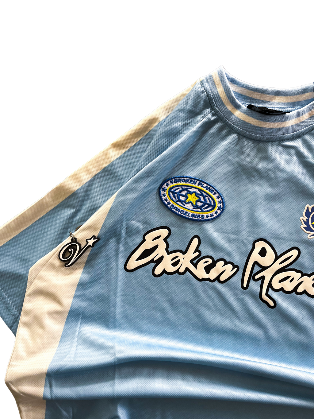 Broken Planet Light blue jersey