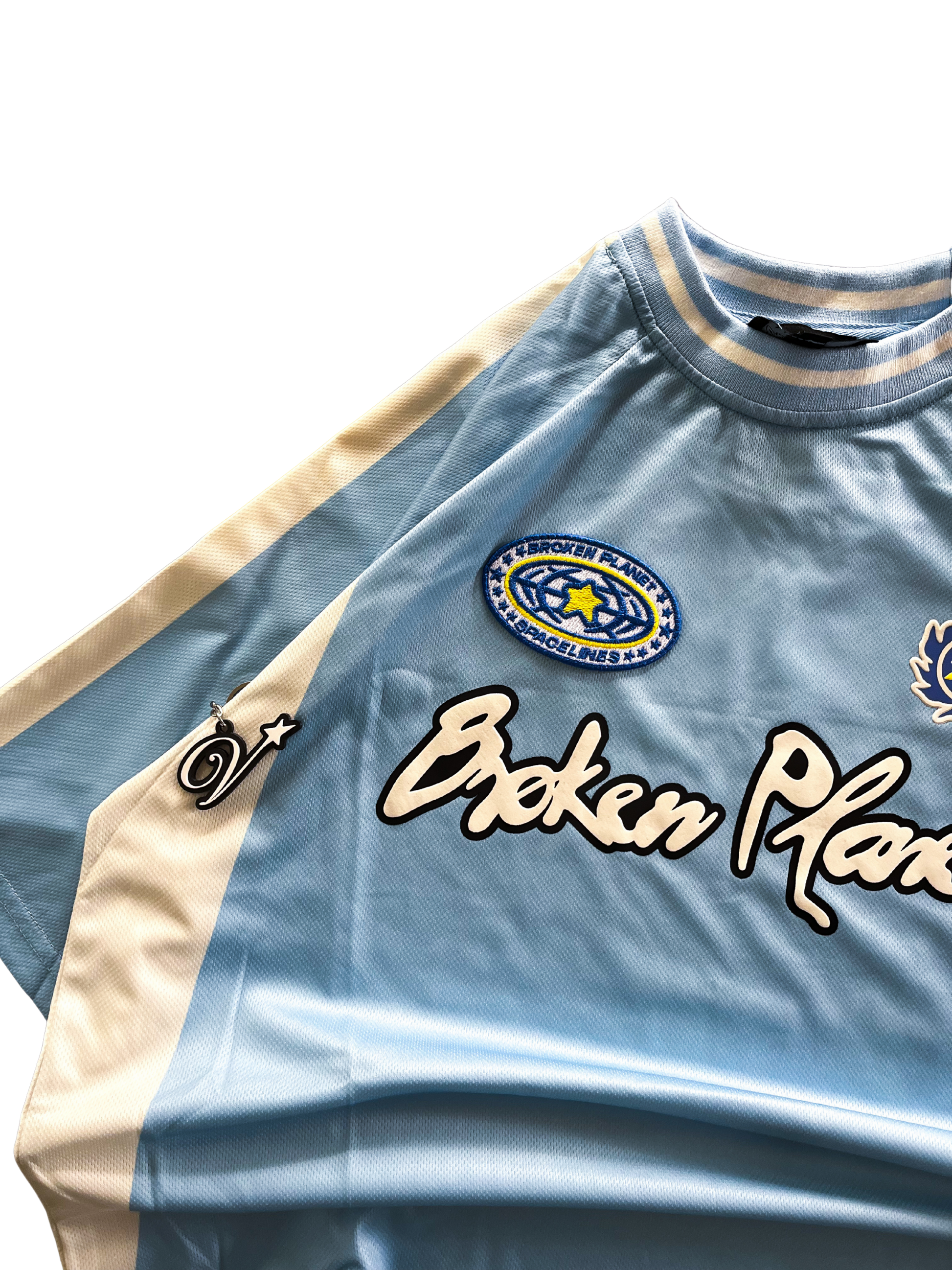 Broken Planet Light blue jersey