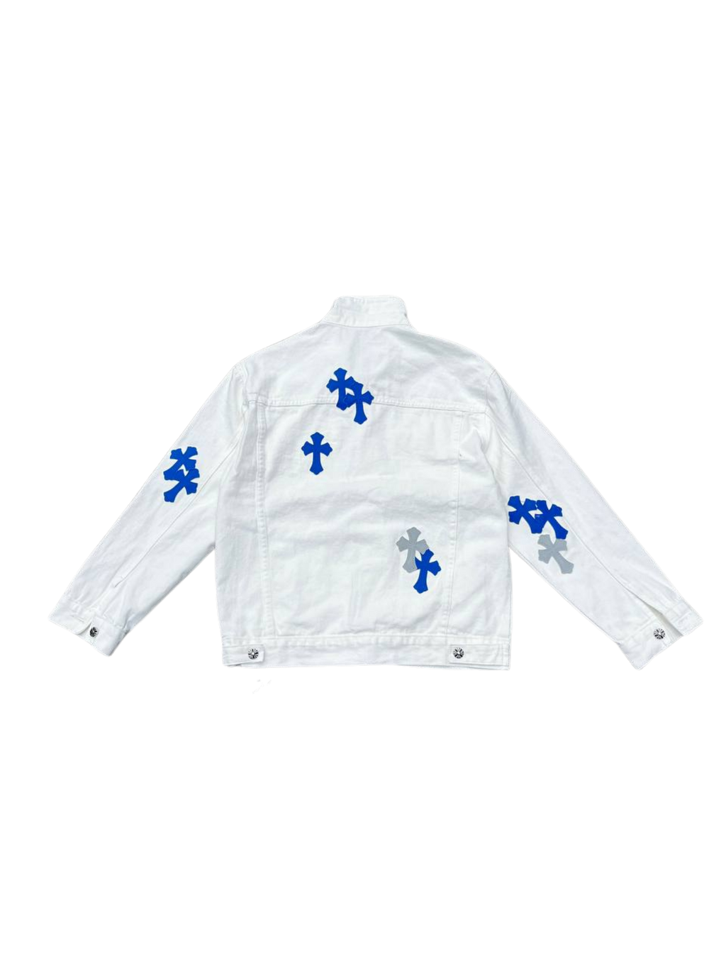 Chrome Hearts Denim Jacket in White