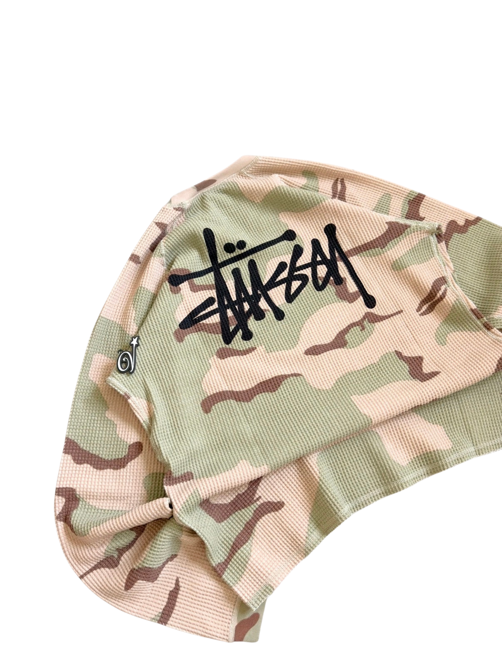 Stussy Army Camo Waffle longsleeves