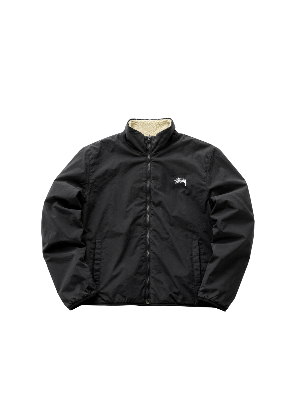 Stüssy sherpa fleece jacket