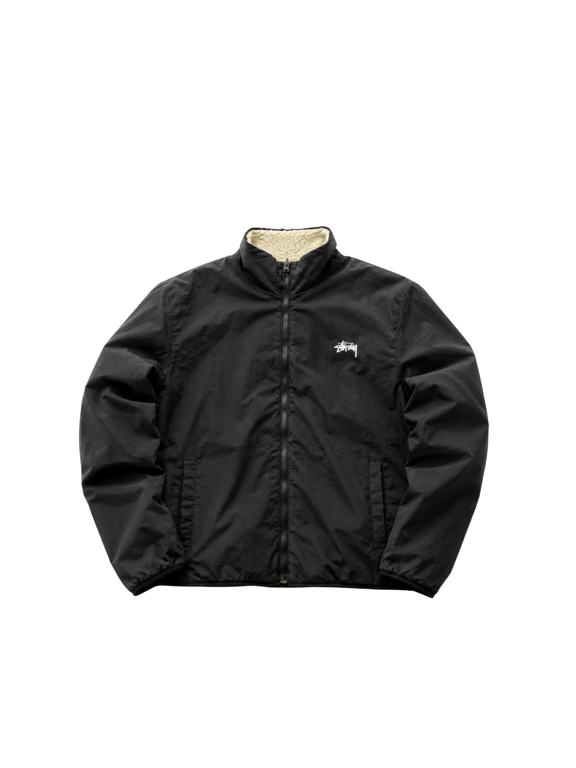 Stüssy sherpa fleece jacket
