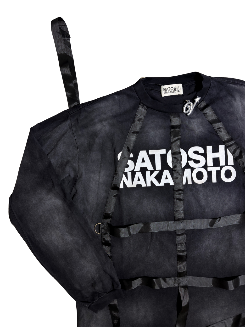 Satoshi Nakamoto Bondage logo long sleeve
