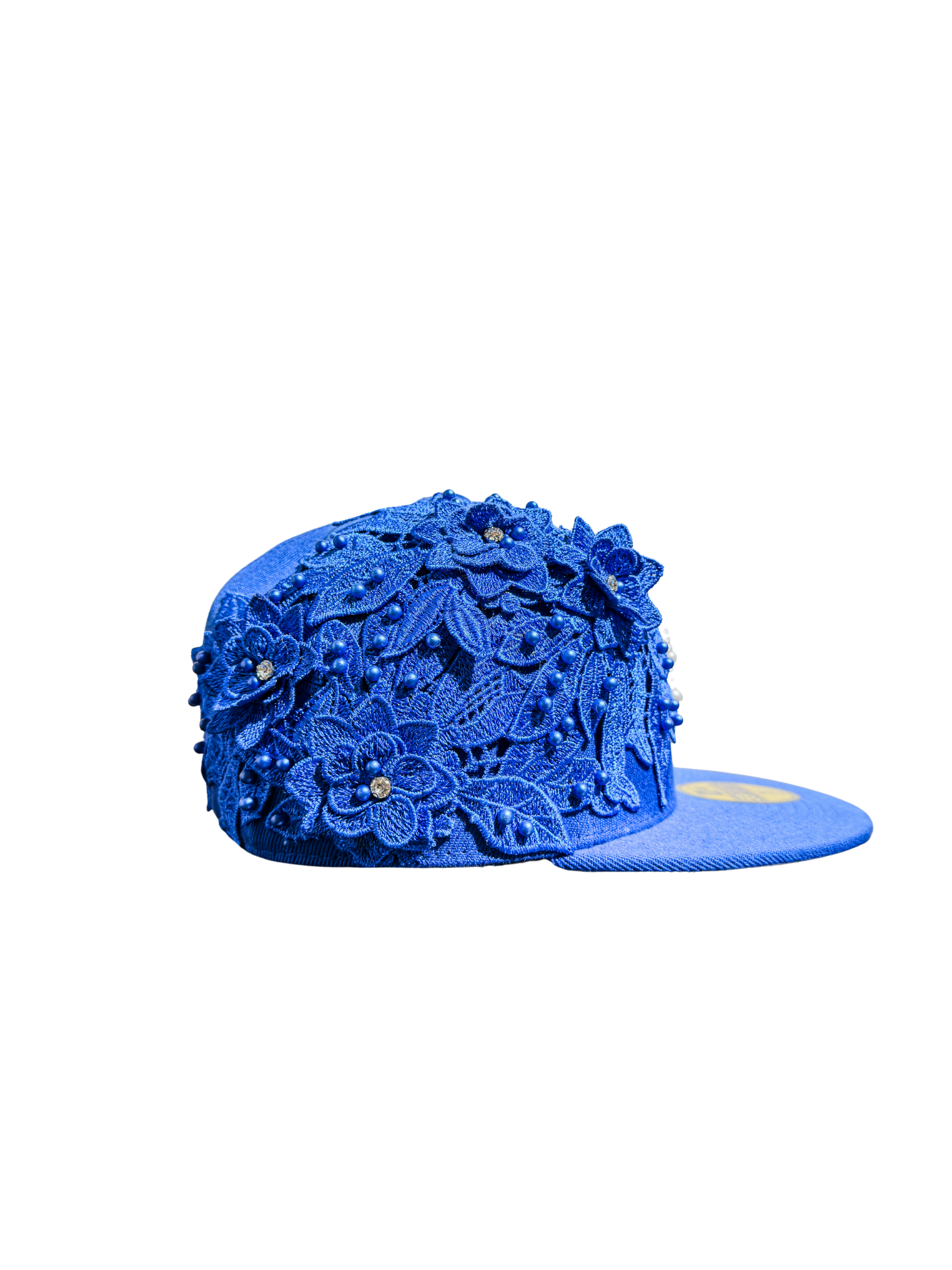 NY “La Fleur” Atelier Fitted Hat Blue (Size 7 1/8) - ON HAND