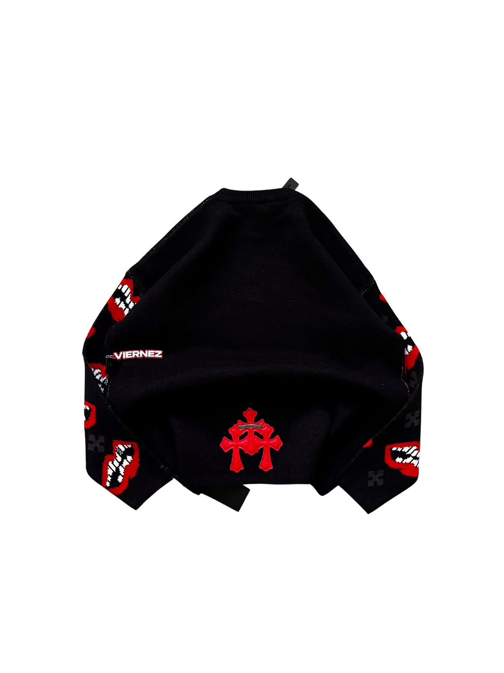 Chrome Hearts Knitted Lips sweater