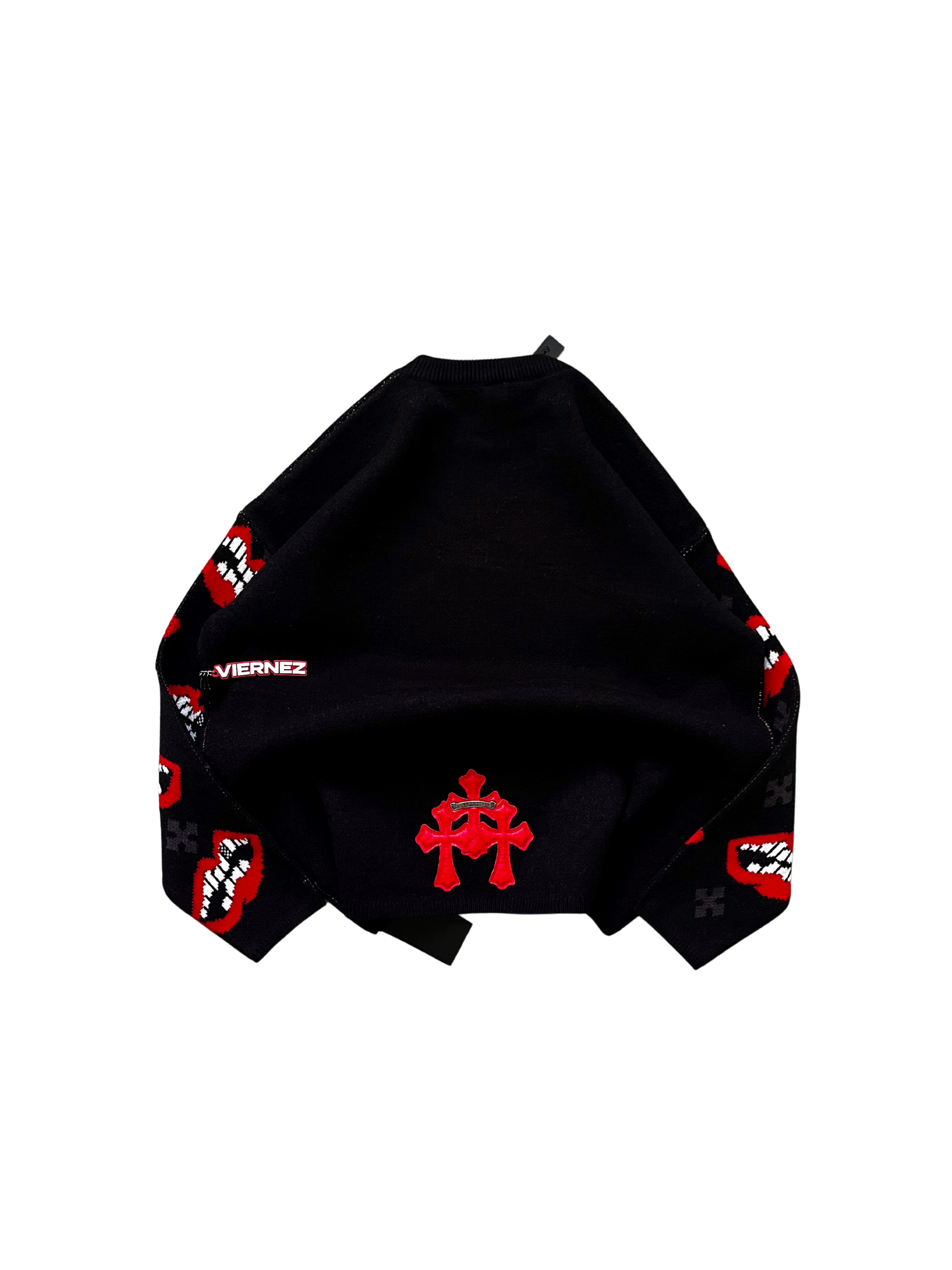 Chrome Hearts Knitted Lips sweater