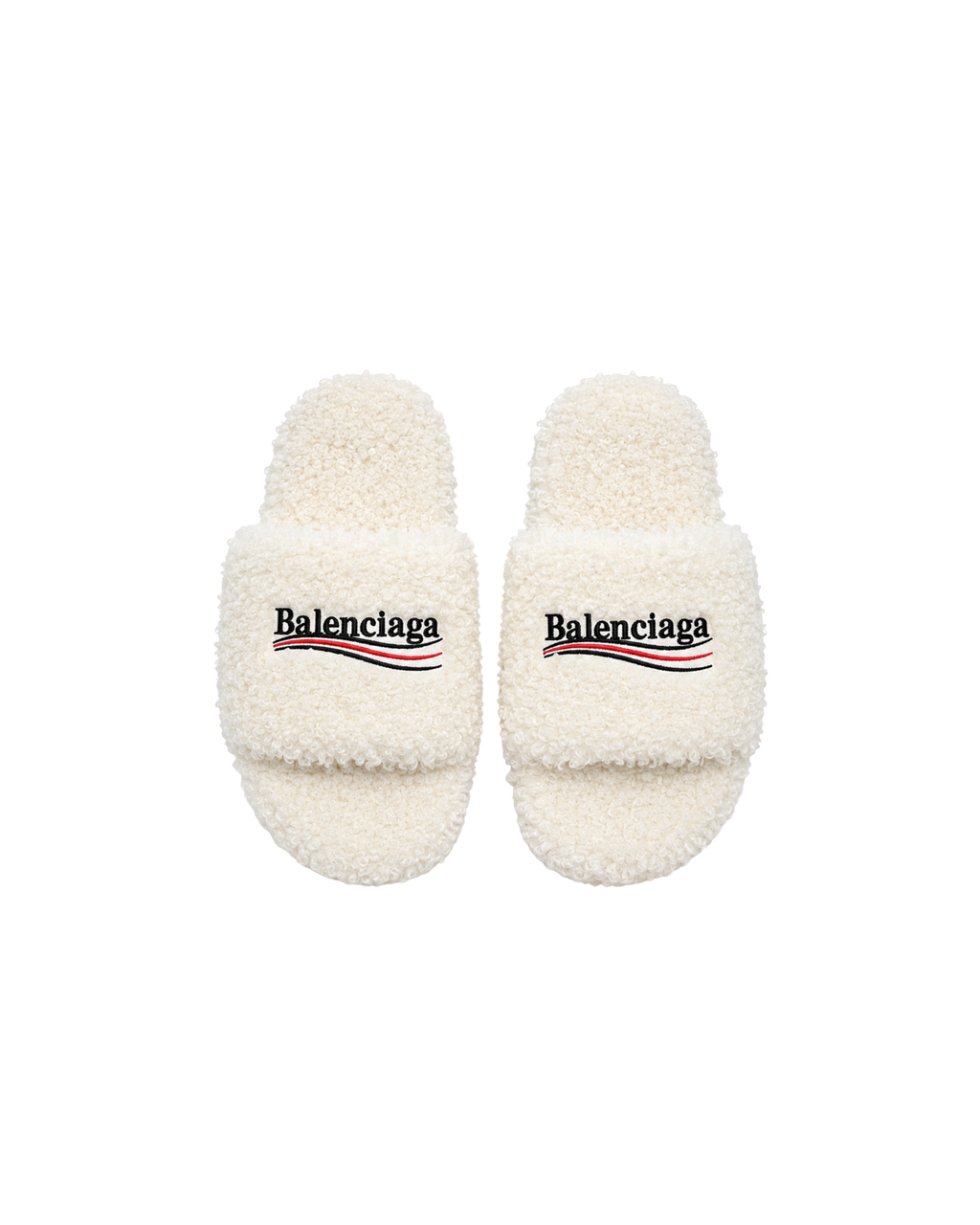 Balenciaga Fur Slides