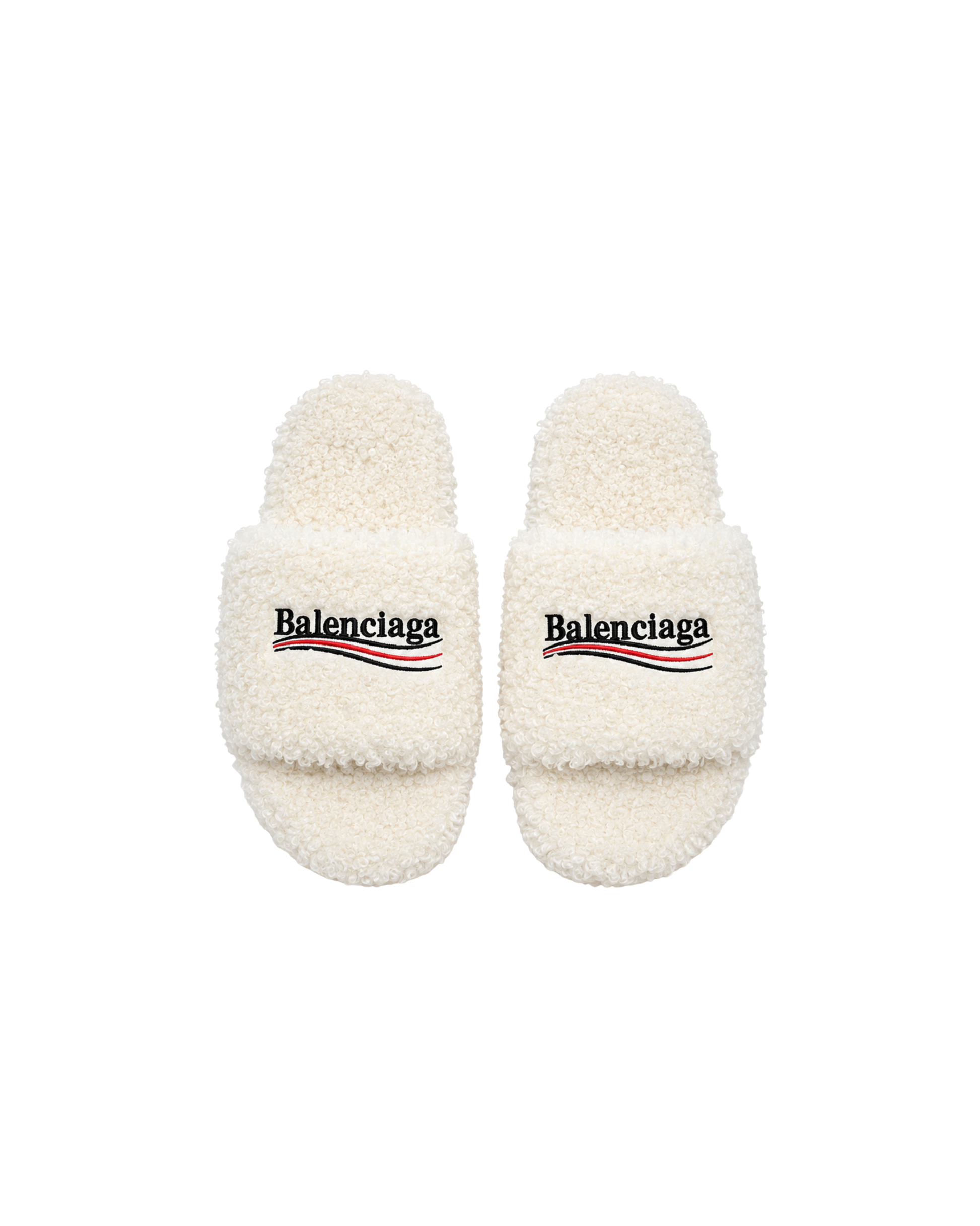 Balenciaga Fur Slides