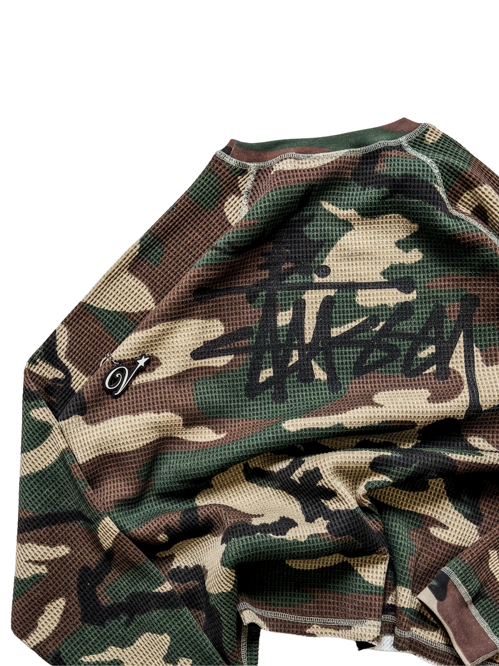 Stüssy Woodland Camo Raglan Thermal