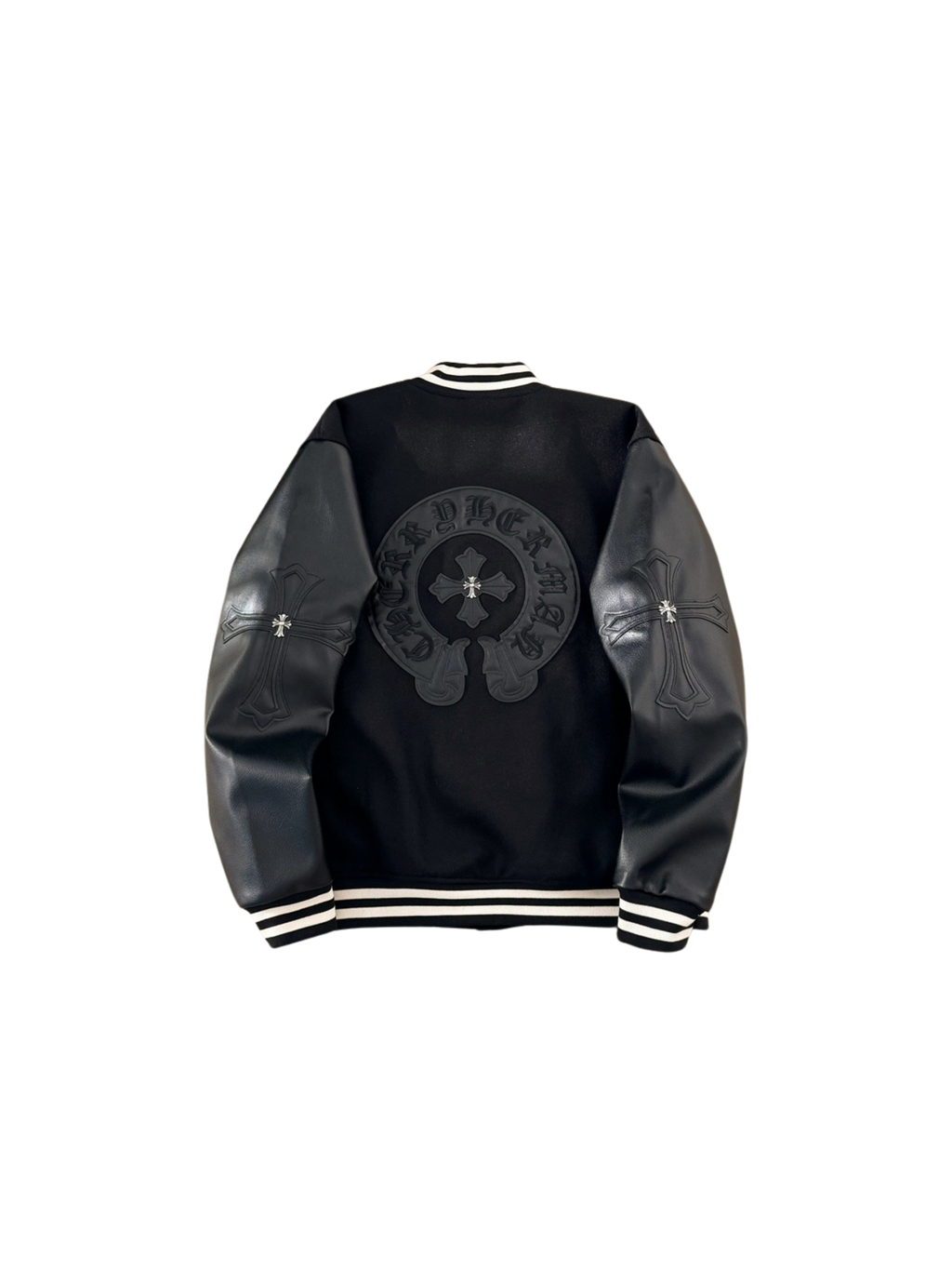Chrome Hearts Monochrome Varsity Jacket