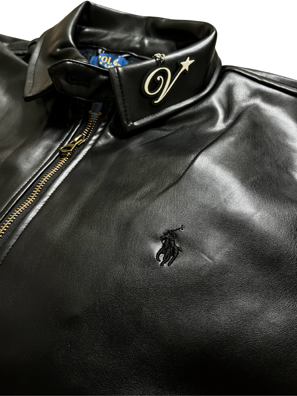 RL Glazed leather jacket