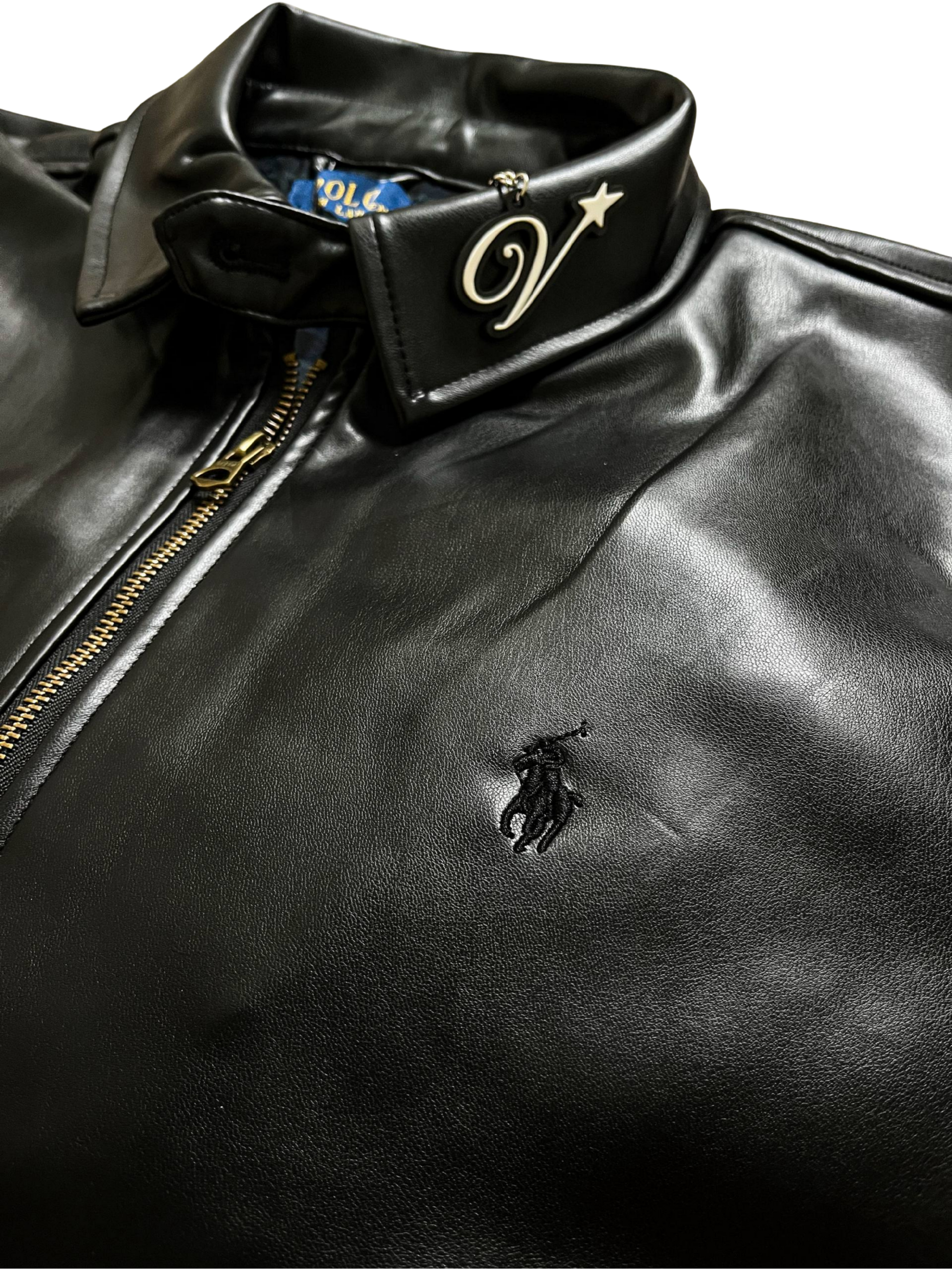 RL Glazed leather jacket