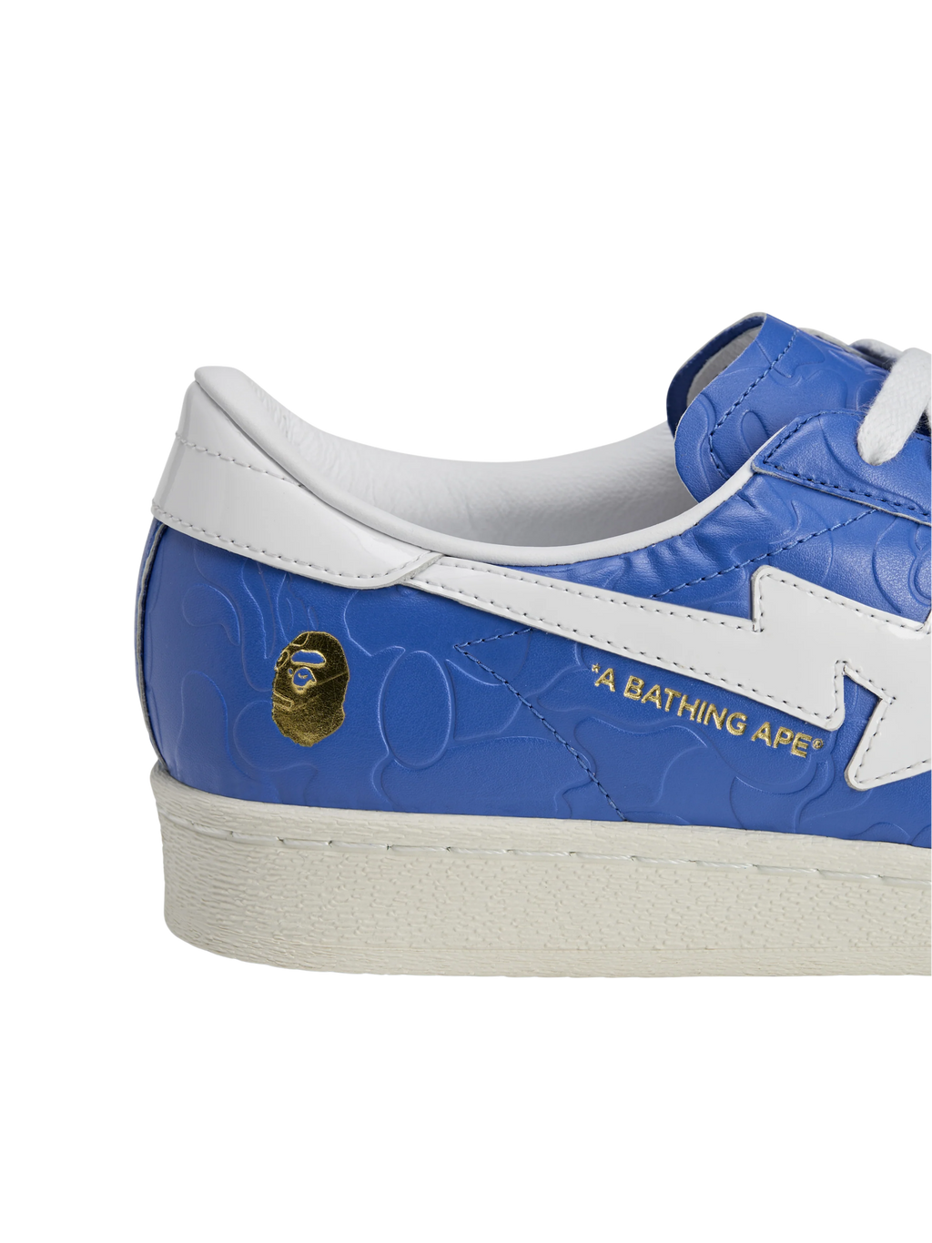 Bape x Adidas Superstar Vintage ‘Blue and White’