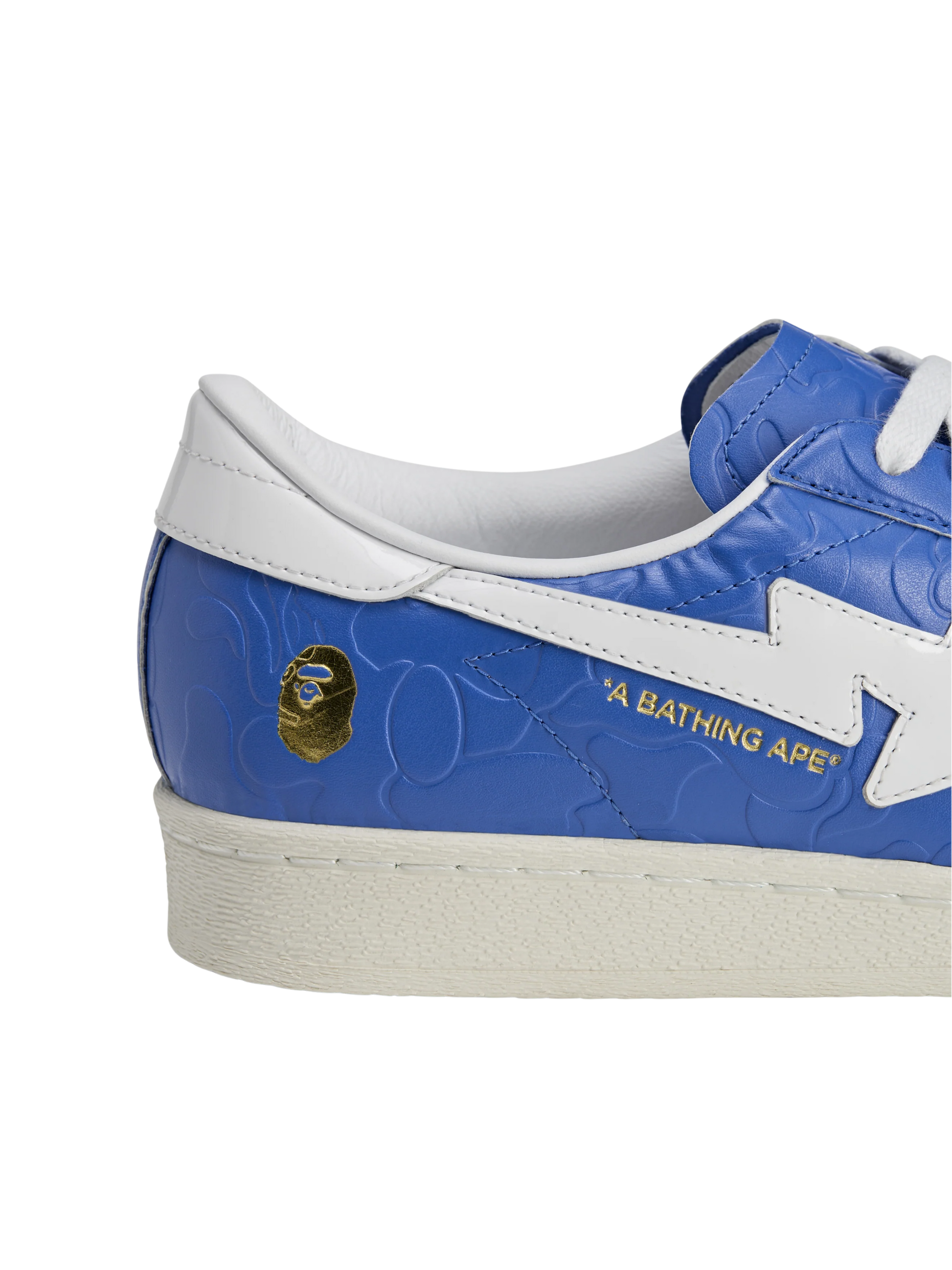 Bape x Adidas Superstar Vintage ‘Blue and White’