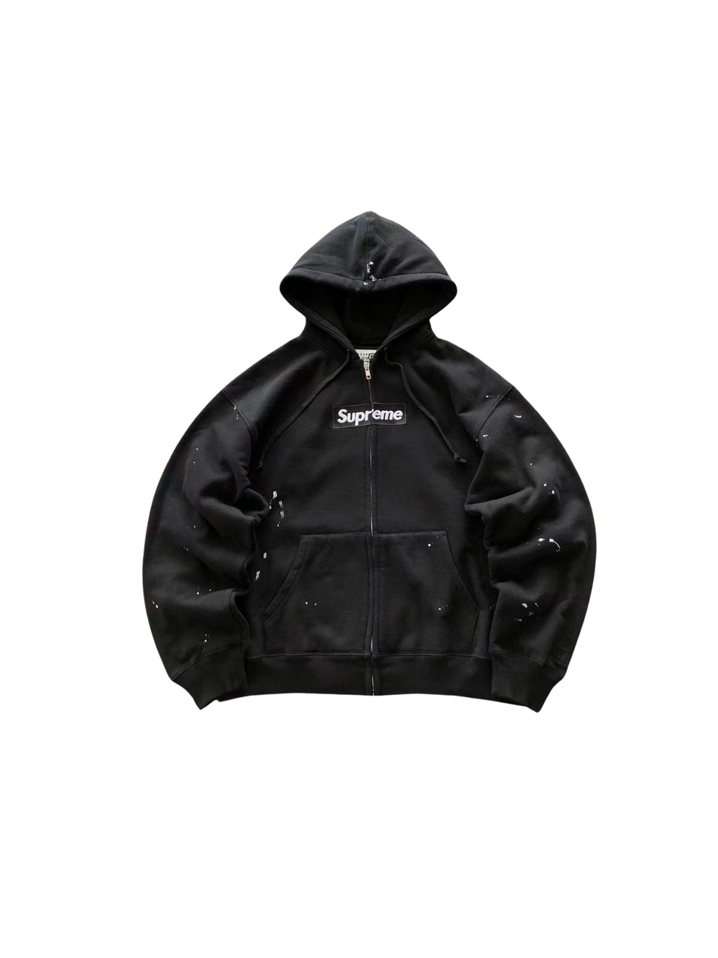 Supreme x MM6 Box Logo Zip Up Hoodie
