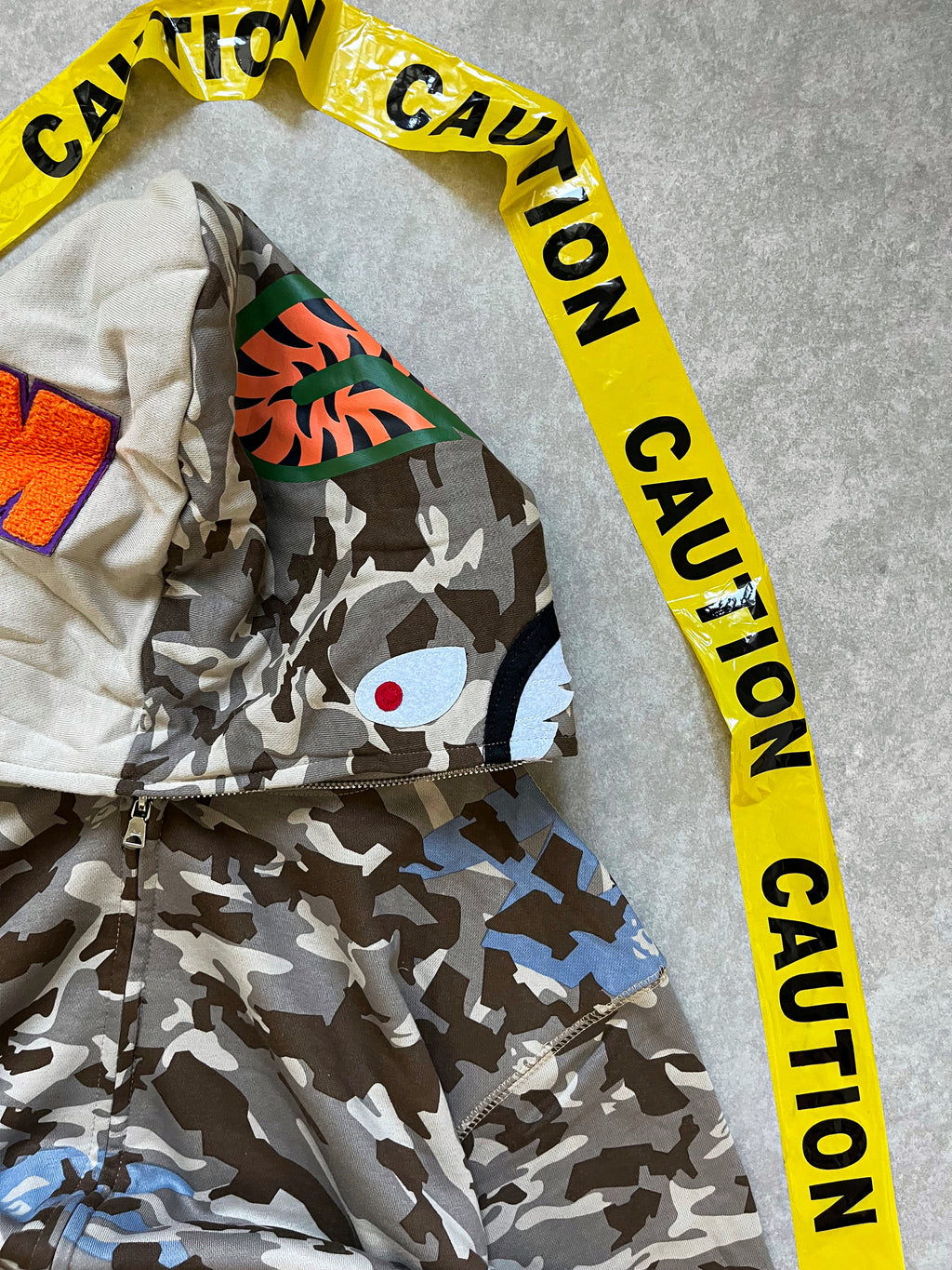 Bape Shark Dual Pocket Camo hoodie