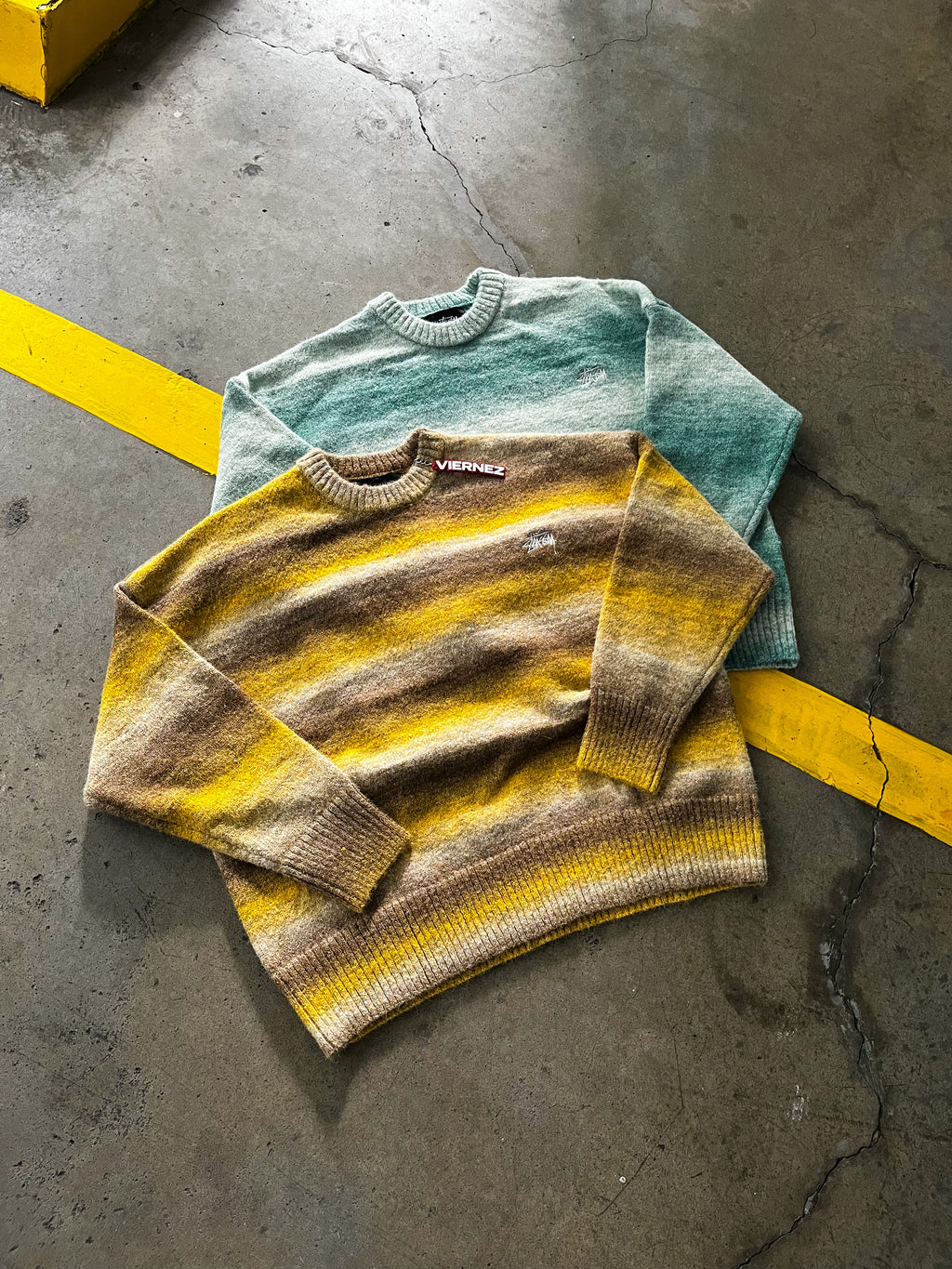 Stussy knitted logo sweater