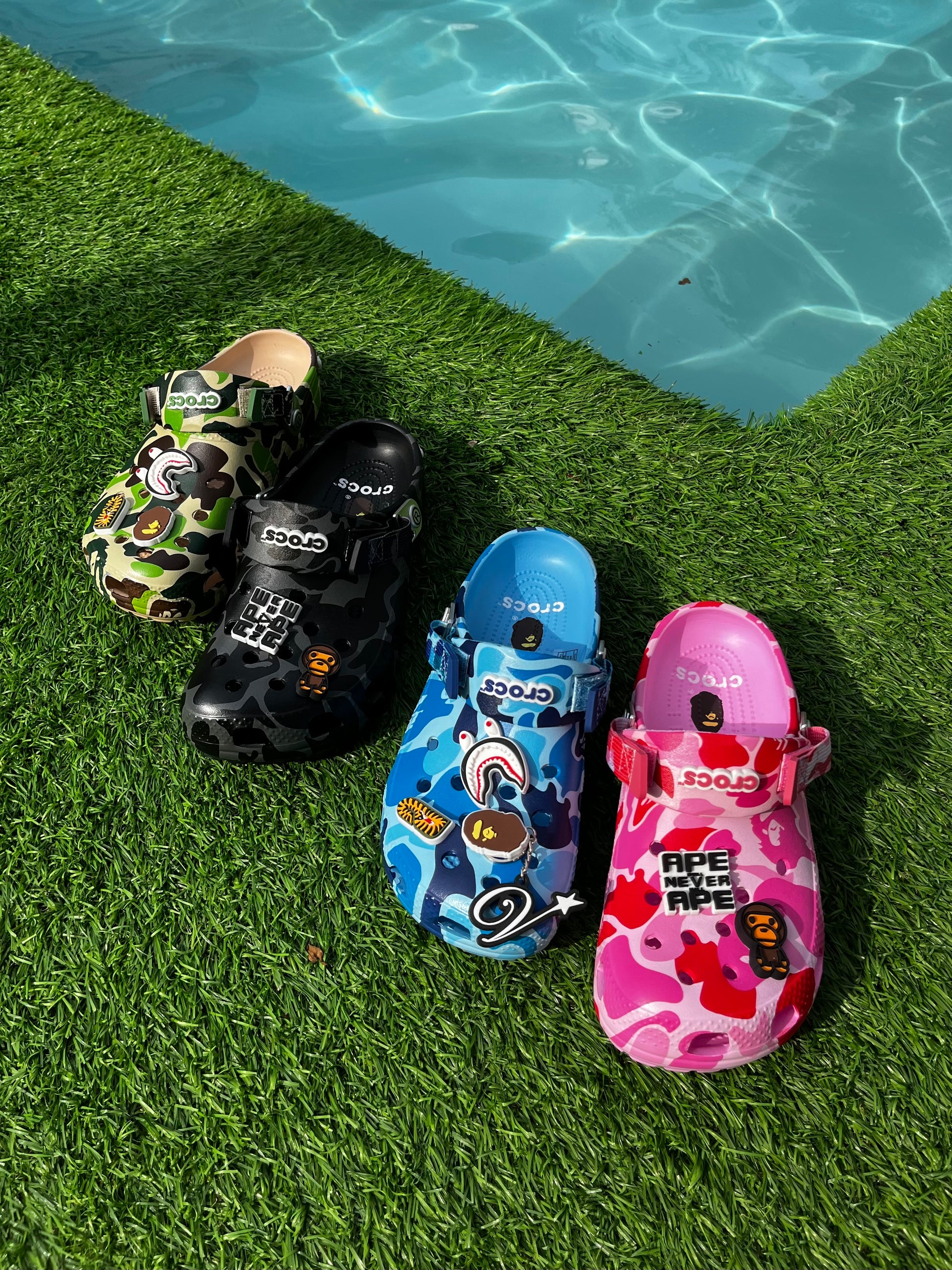 BAPE CROCS