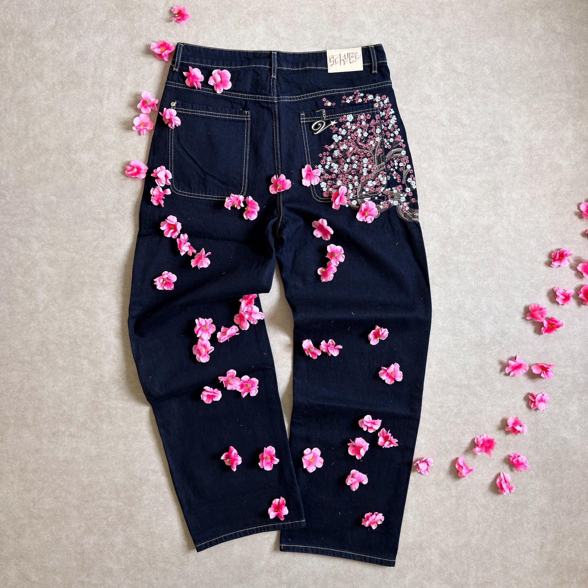 Derschutze Sakura Blossom Jeans