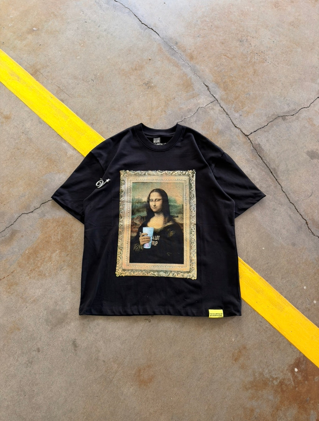 Awful Lot Of Cough Syrup- Mona Lisa Tee