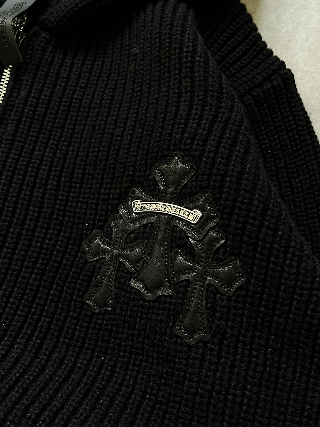 Chrome Hearts Cashmere Zip hoodie