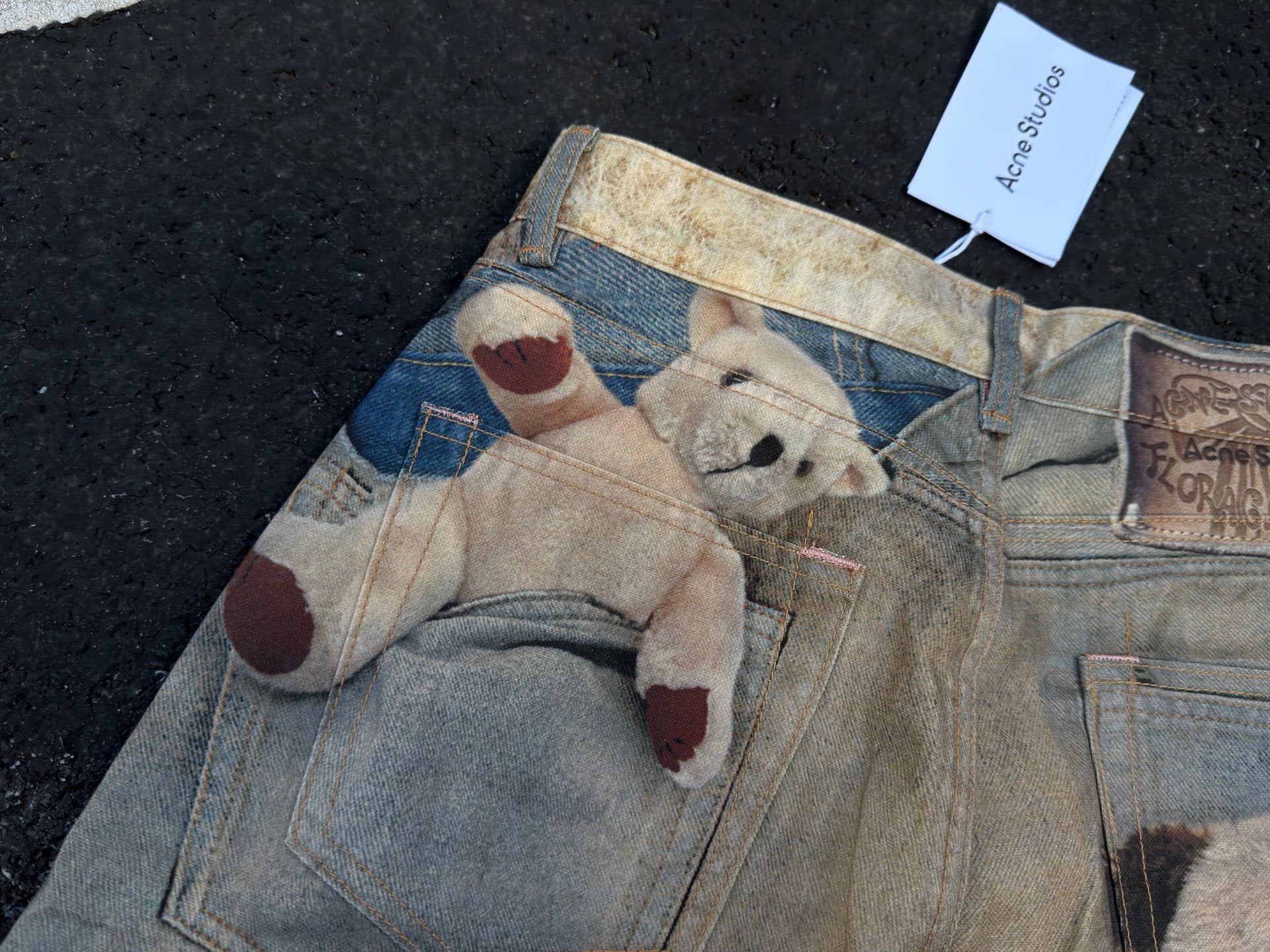 ACNE STUDIOS BEDTIME BEAR JEANS