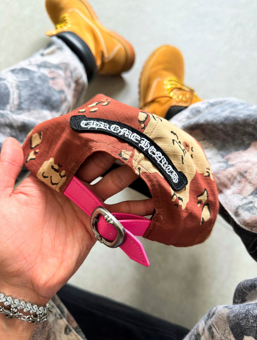 Chrome Hearts Matty Boy Sex Records Camouflage Hat