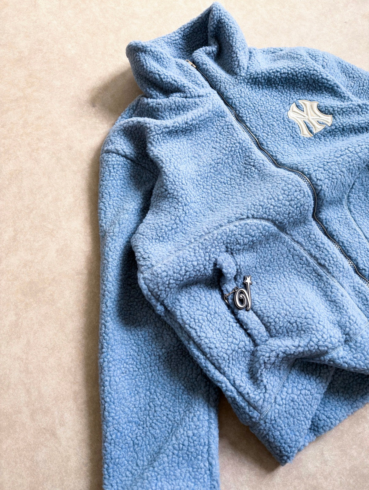 N.E "NY" FLEECE JACKET