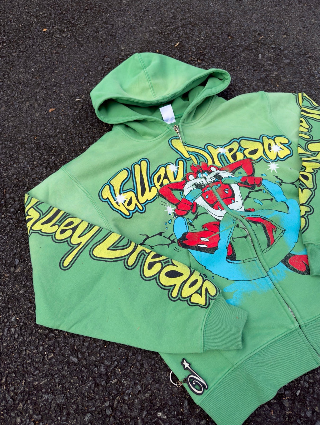 Valley Dreams Forever Taz Full Zip Hoodie - MEDIUM