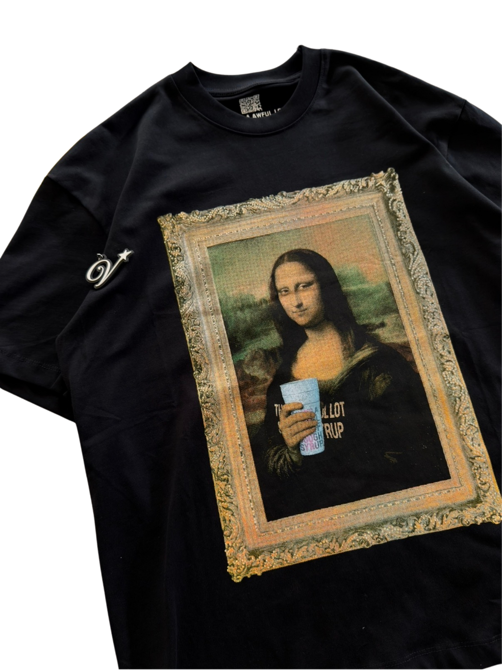 Awful Lot Of Cough Syrup- Mona Lisa Tee