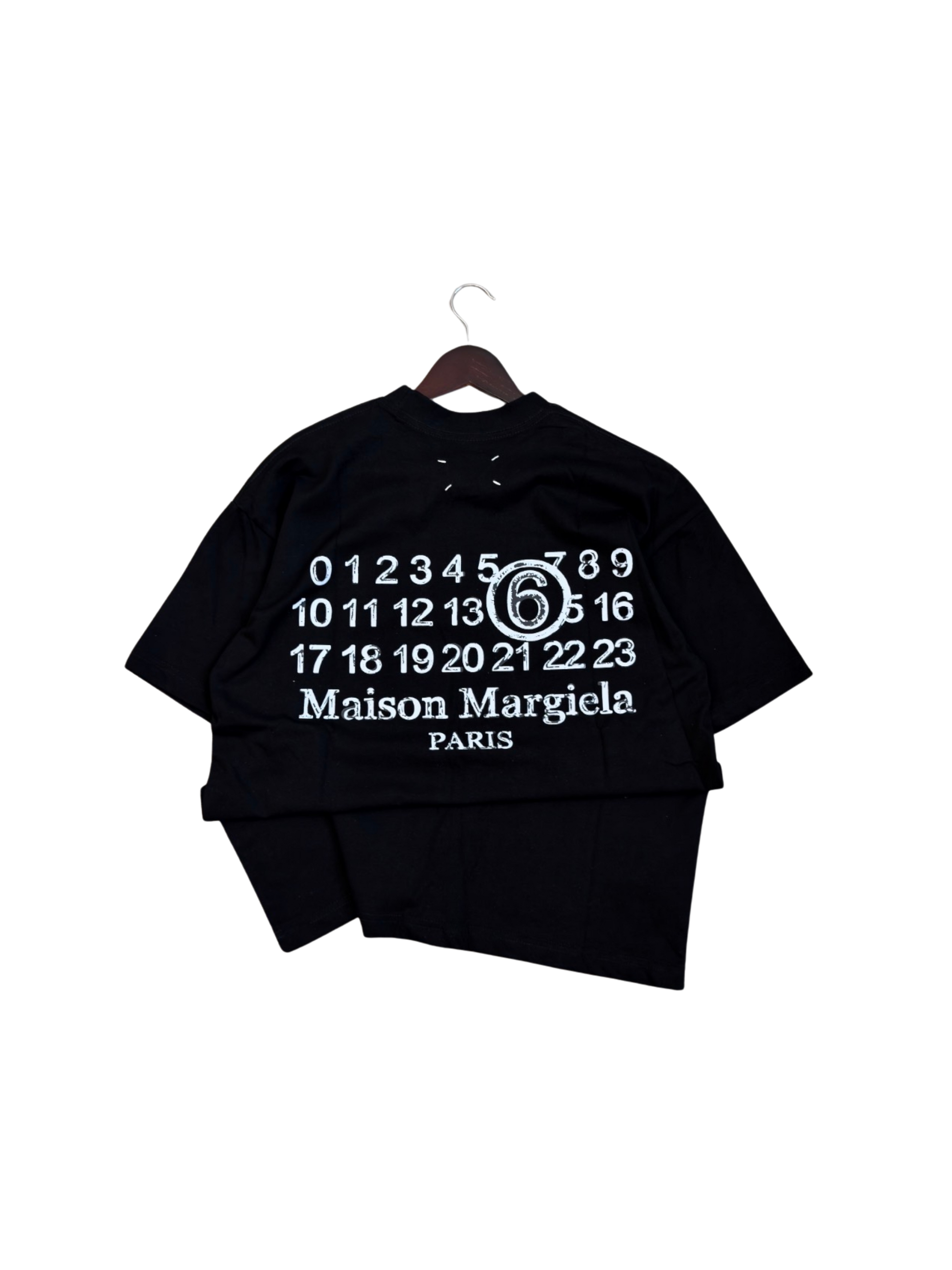 Maison Margiela Signature Box Tee BLACK MEDIUM - ON HAND