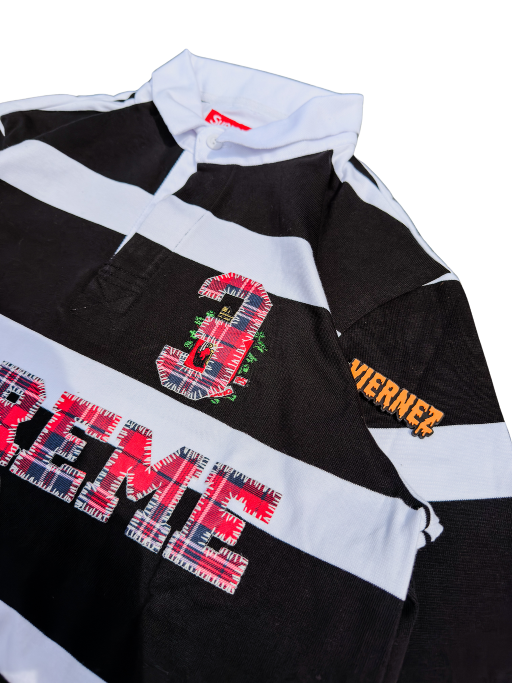 Supreme Stripe Rugby Polo Longsleeve