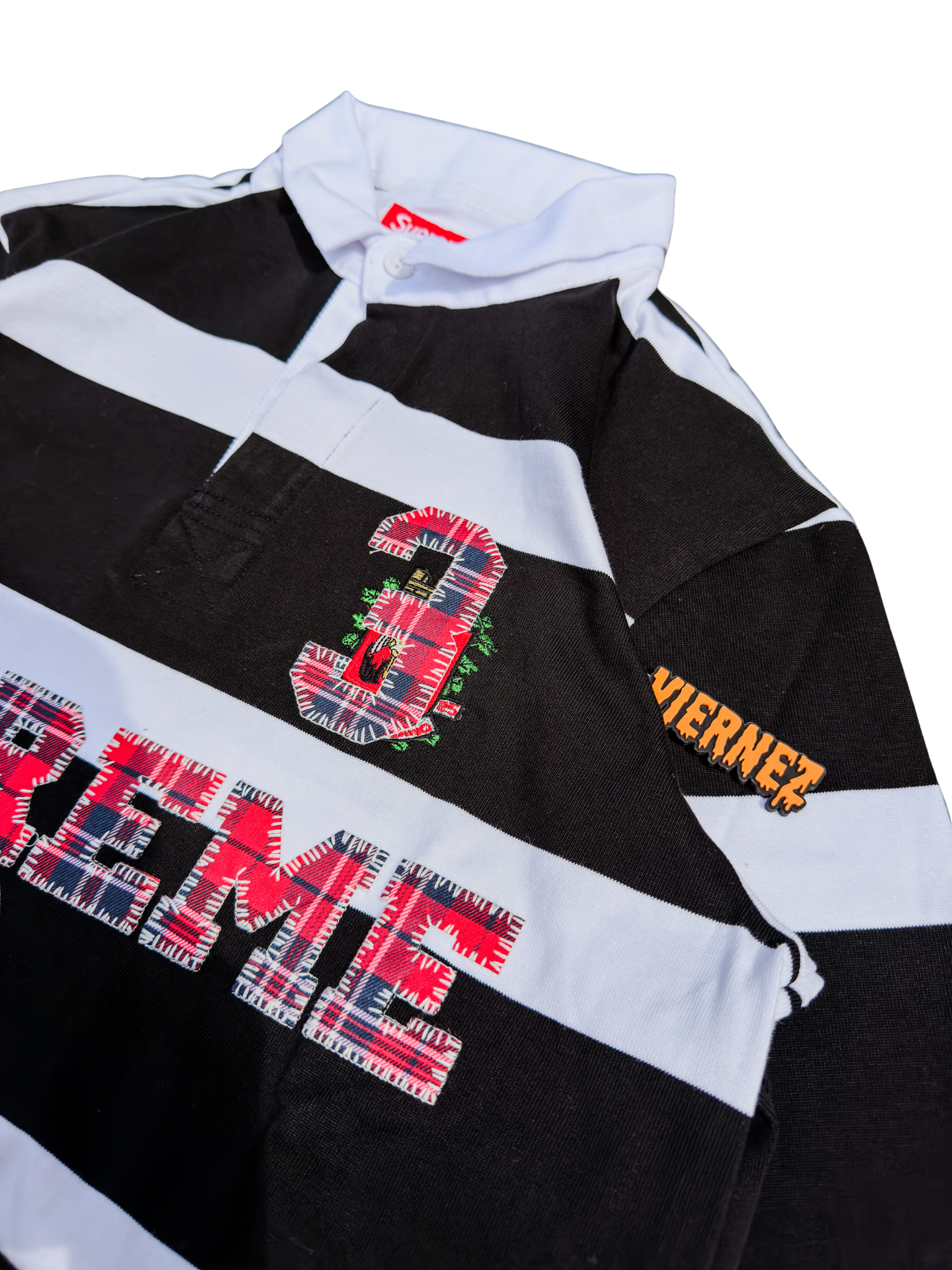 Supreme Stripe Rugby Polo Longsleeve