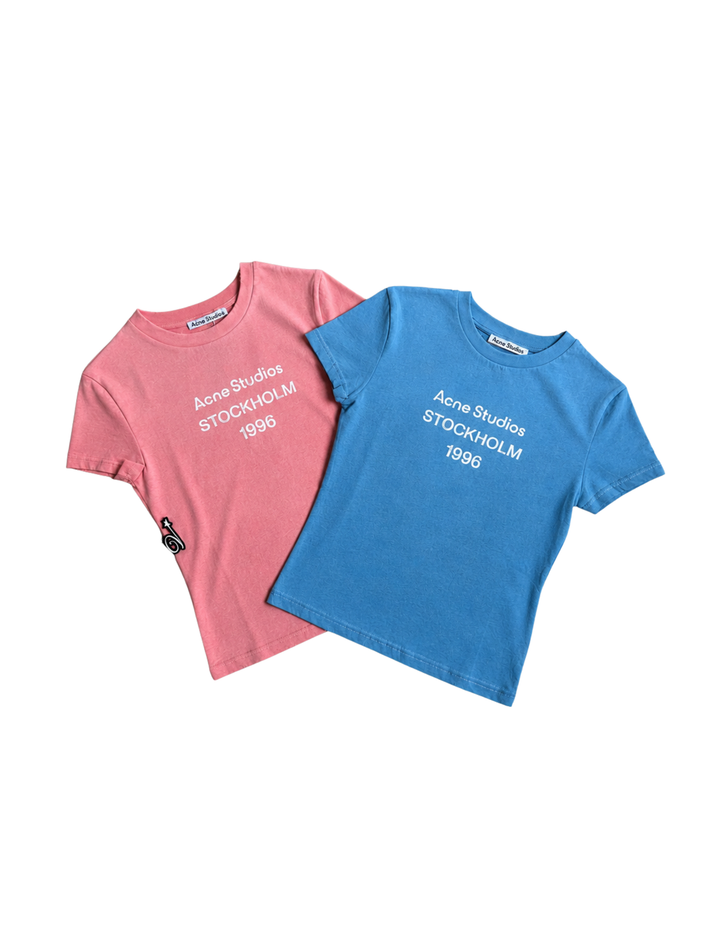 Acne studios fitted logo tee