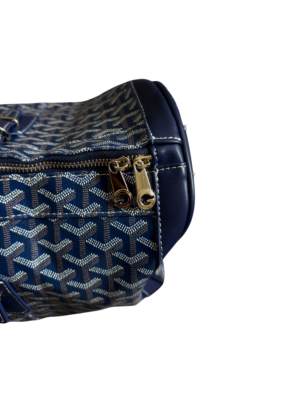 Goyard Boston 45 Duffle Bag in Navy Blue
