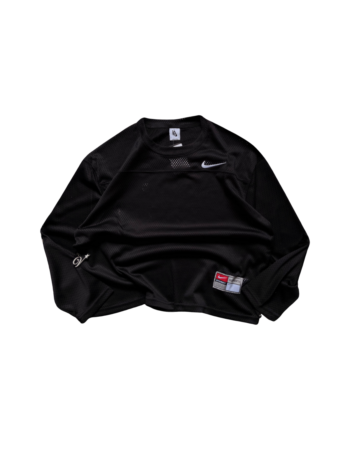 Stüșsy x nk mesh longsleeve Black Small - ON HAND