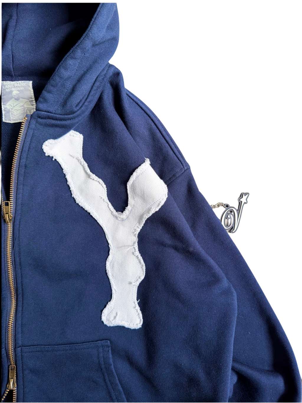 Memory Lane Park NY Navy Zip-Up Hoodie