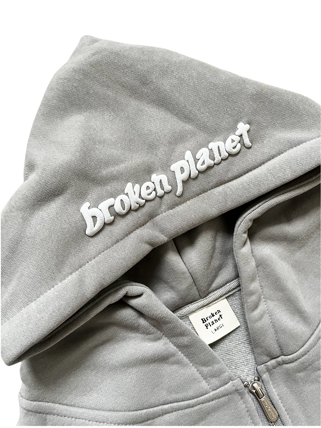 BP Grey zip up hoodie